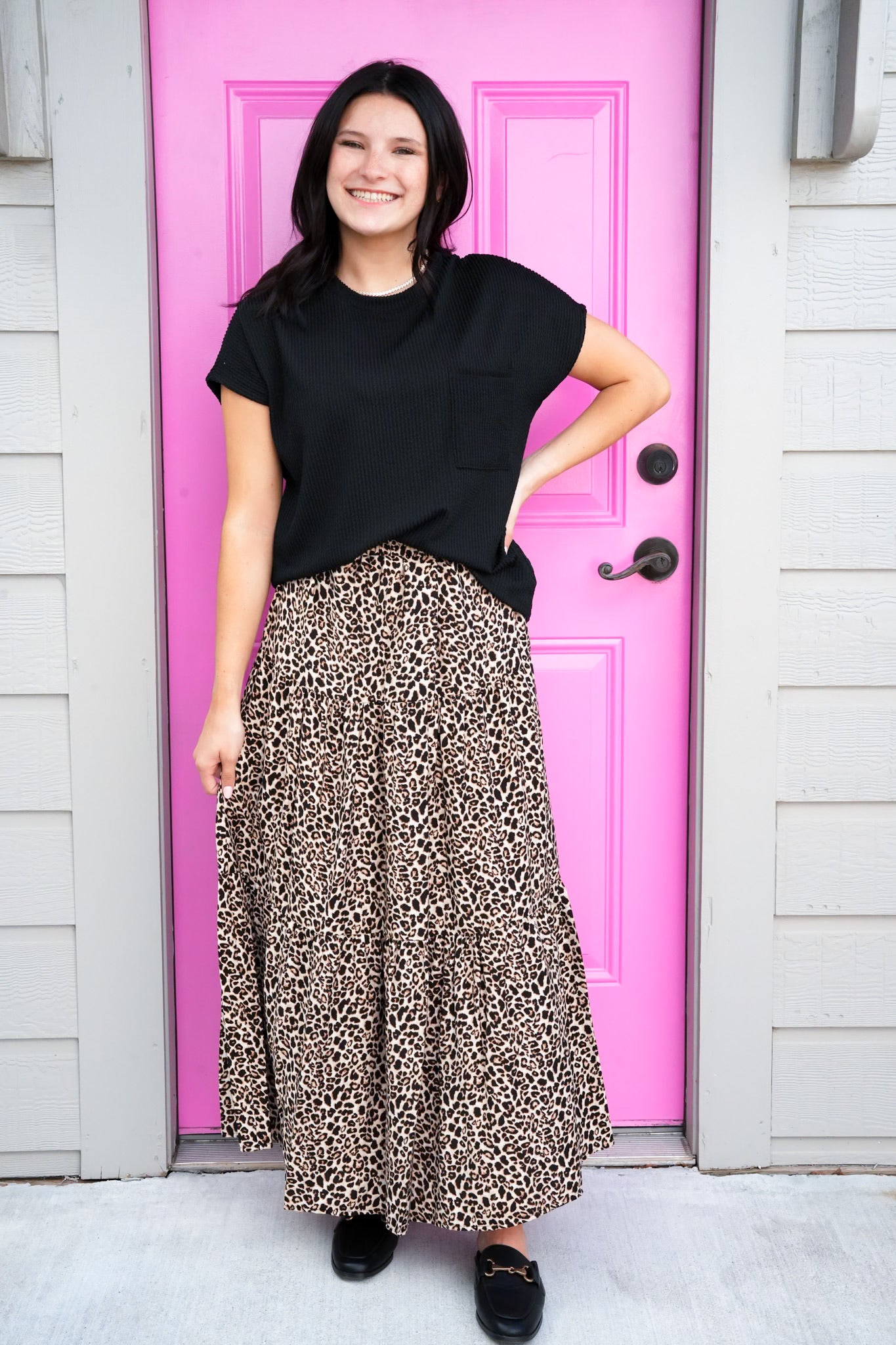 Three Layered Animal Printed Skirt - Southern Belle Boutique