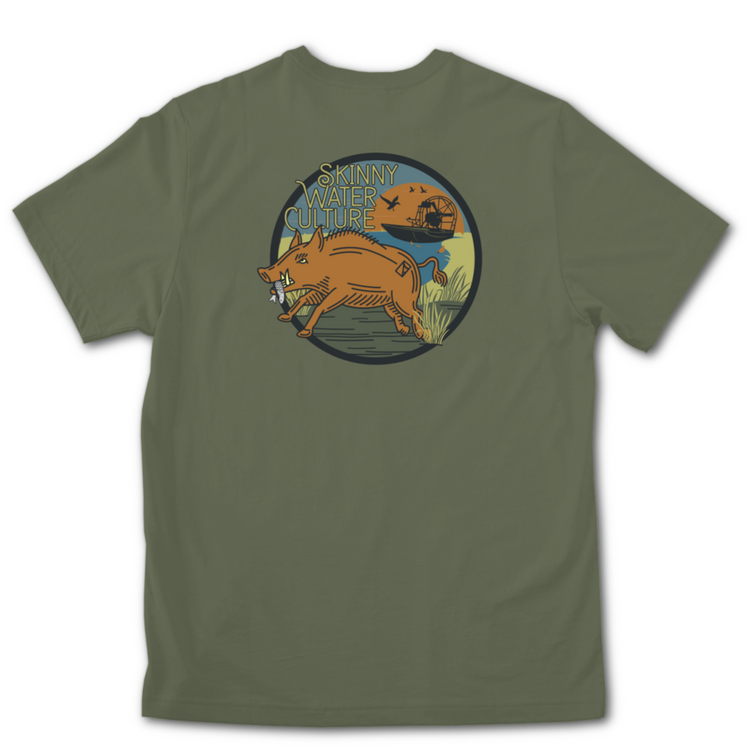 Featherline Bog Hog Tee - Southern Belle Boutique