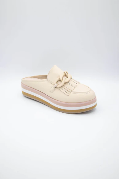 Maren Natural Platform Mule - Southern Belle Boutique