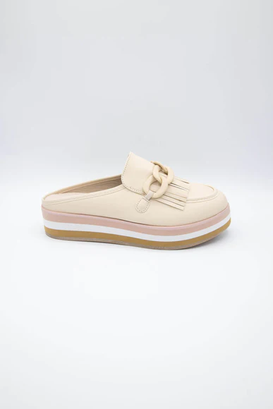Maren Natural Platform Mule - Southern Belle Boutique