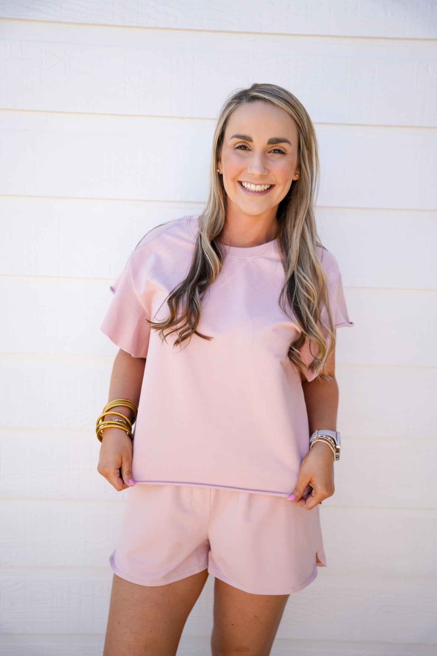 Milani Top - Petal Pink - Southern Belle Boutique