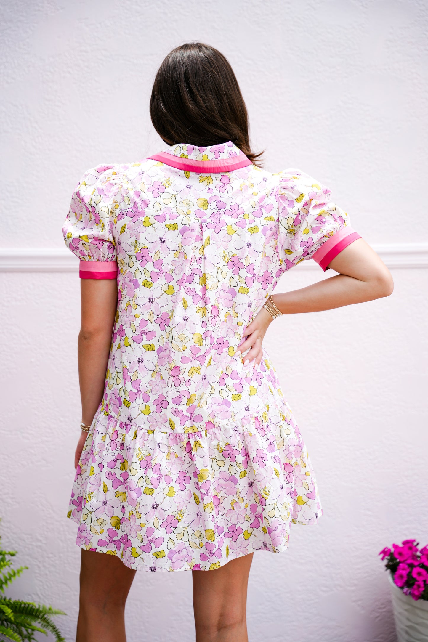 Pink & Lavender Dress