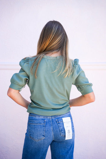 Tanner Top - Slate Green