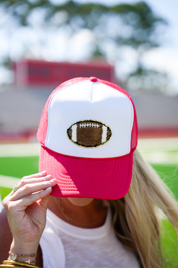 Football Patch Youth Trucker Hat