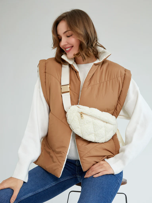 Davos Sling Bag - Ivory - Southern Belle Boutique