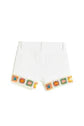 Brittany Mid Rise Crochet White Short - Southern Belle Boutique