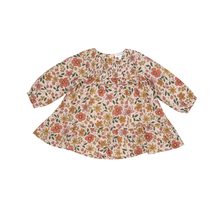 Poppies & Star Flowers Ruffle Dress & Leggings - Southern Belle Boutique