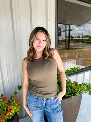 Cleo Tank - Vineyard - Southern Belle Boutique