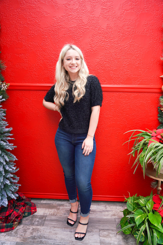 Sezanna Sweater - Black - Southern Belle Boutique