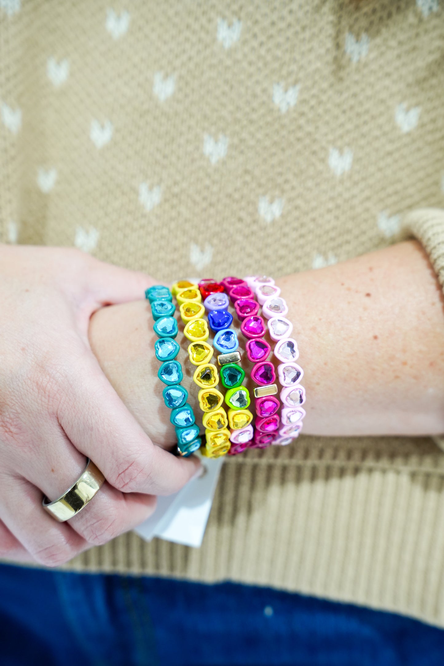 Heart Gem Bracelet - - Southern Belle Boutique