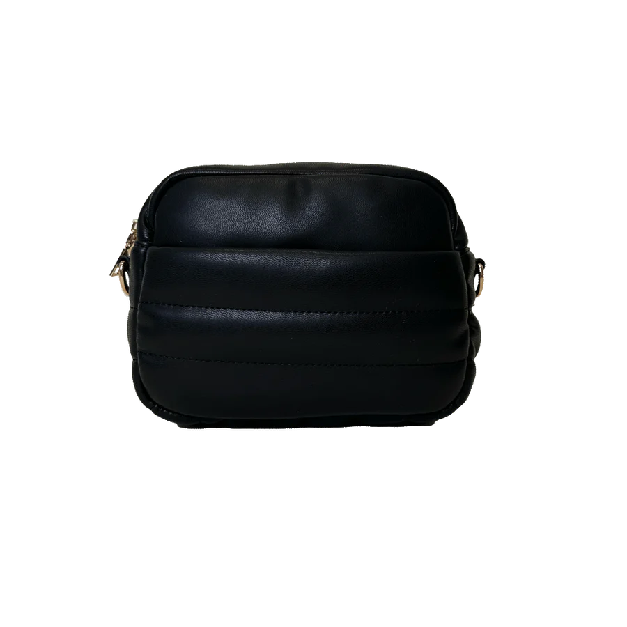 Sadie Quilted Leather Zip Top Purse - Southern Belle Boutique