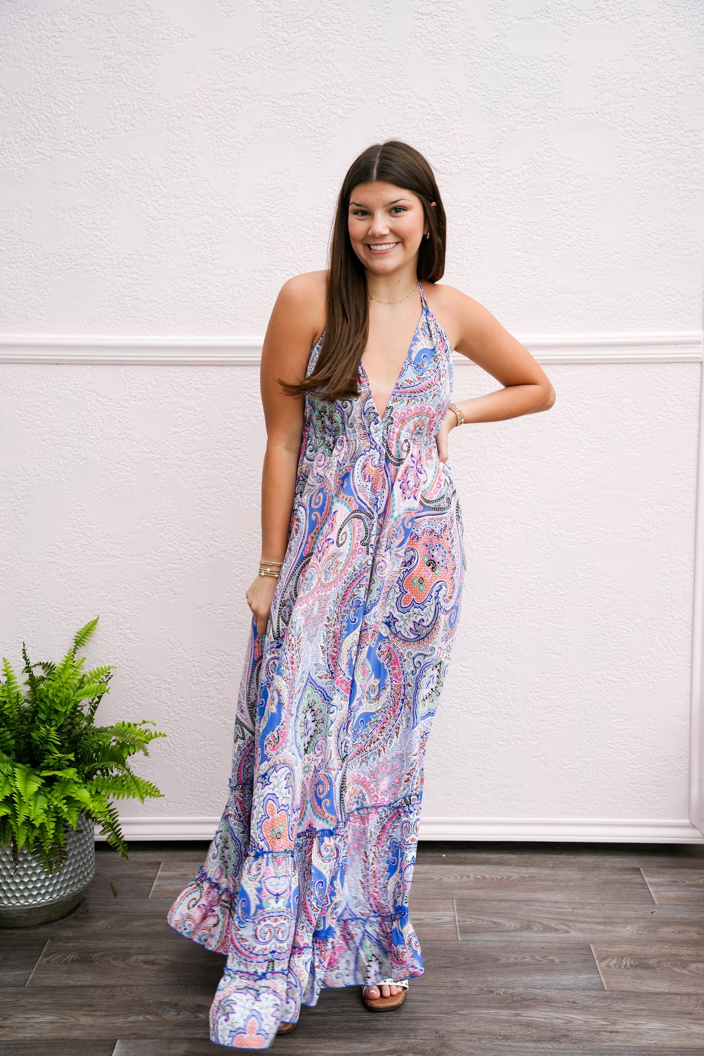 Aelis Backless Dress - Southern Belle Boutique