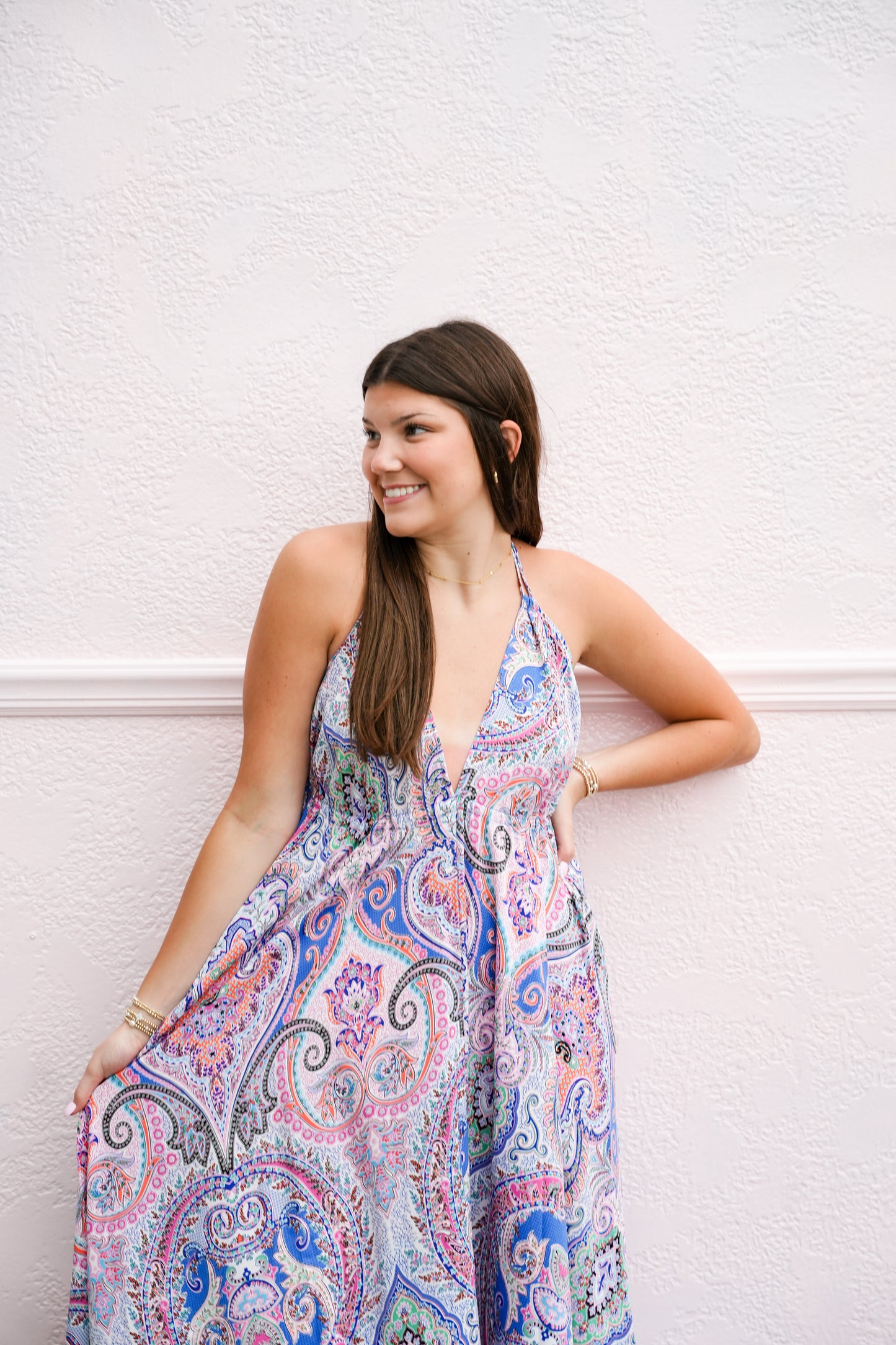 Aelis Backless Dress - Southern Belle Boutique
