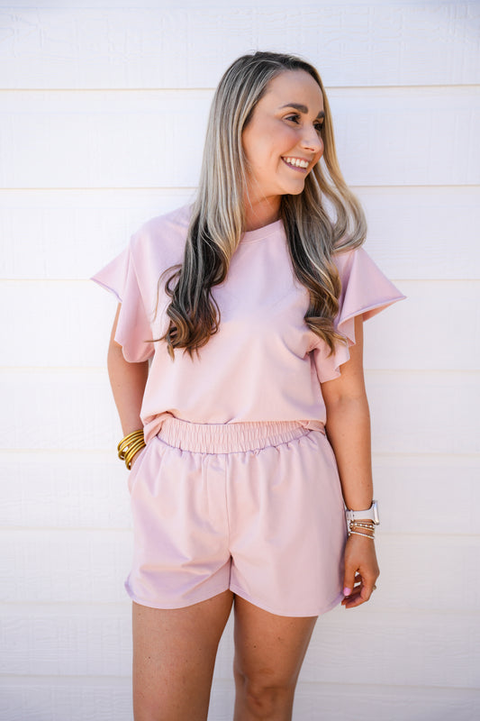 Milani Top - Petal Pink - Southern Belle Boutique