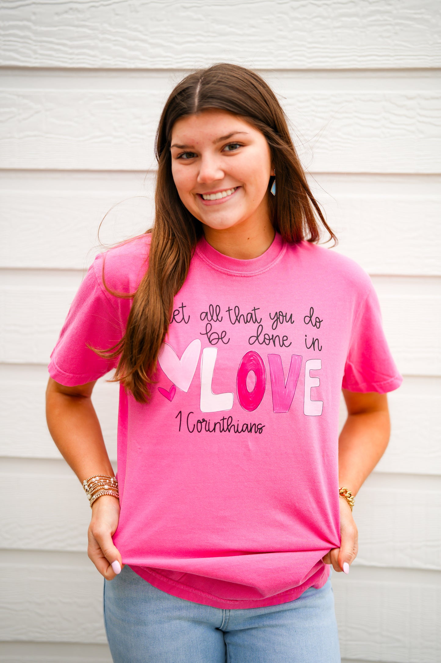 Let All You Do Be Done in Love Tee - Southern Belle Boutique