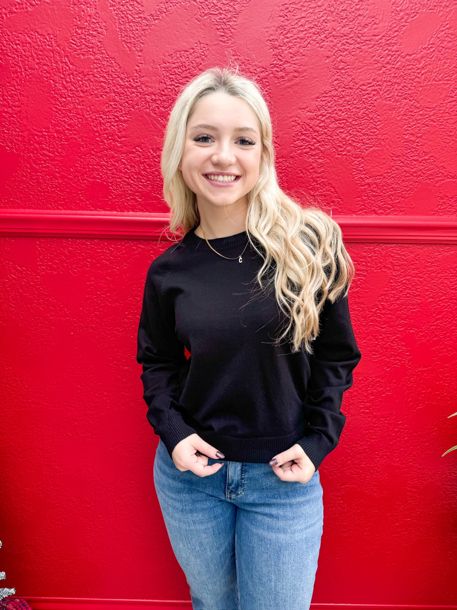 Maritza Sweater - Black - Southern Belle Boutique