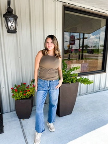 Cleo Tank - Vineyard - Southern Belle Boutique