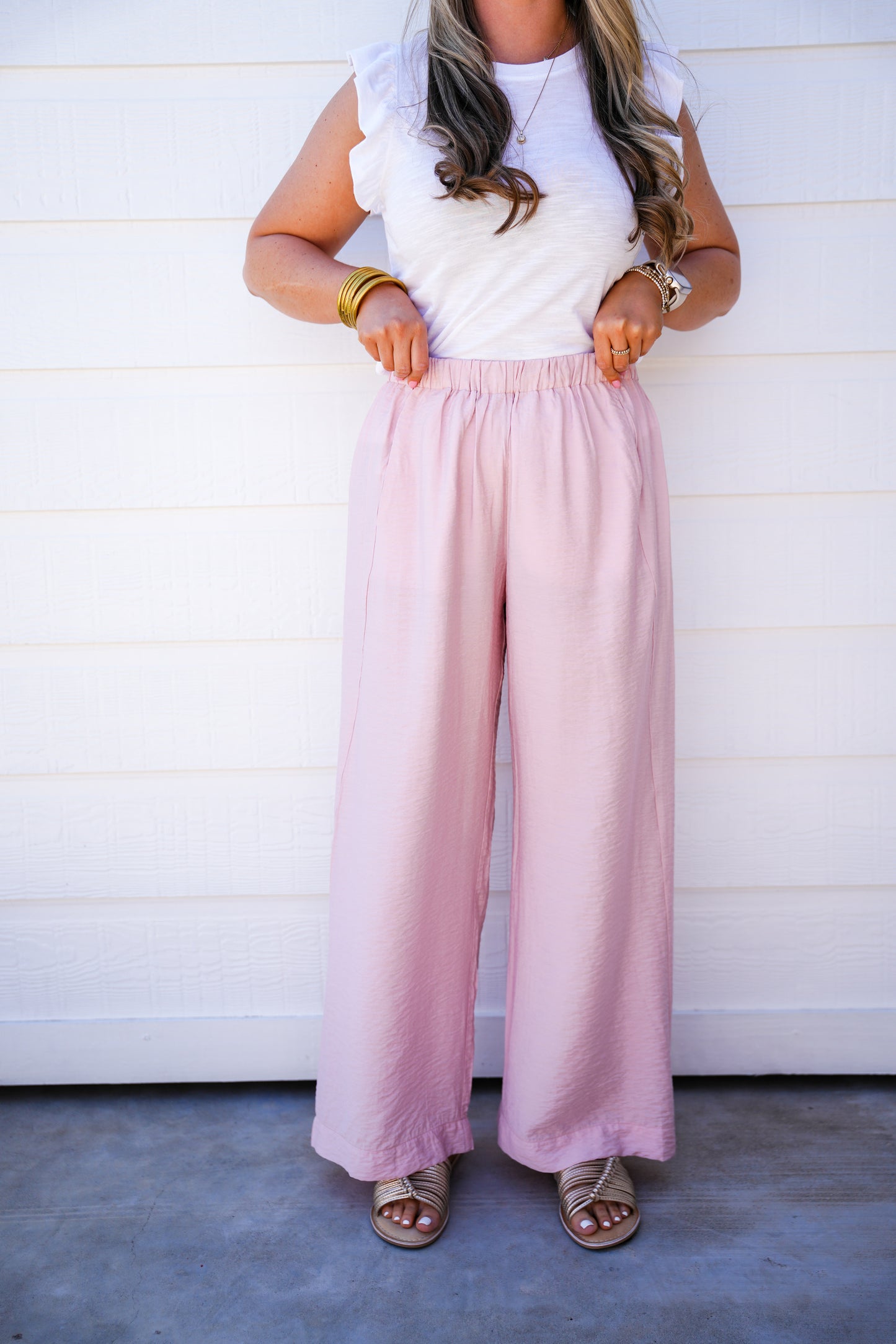 Paris Pant - Petal Pink - Southern Belle Boutique