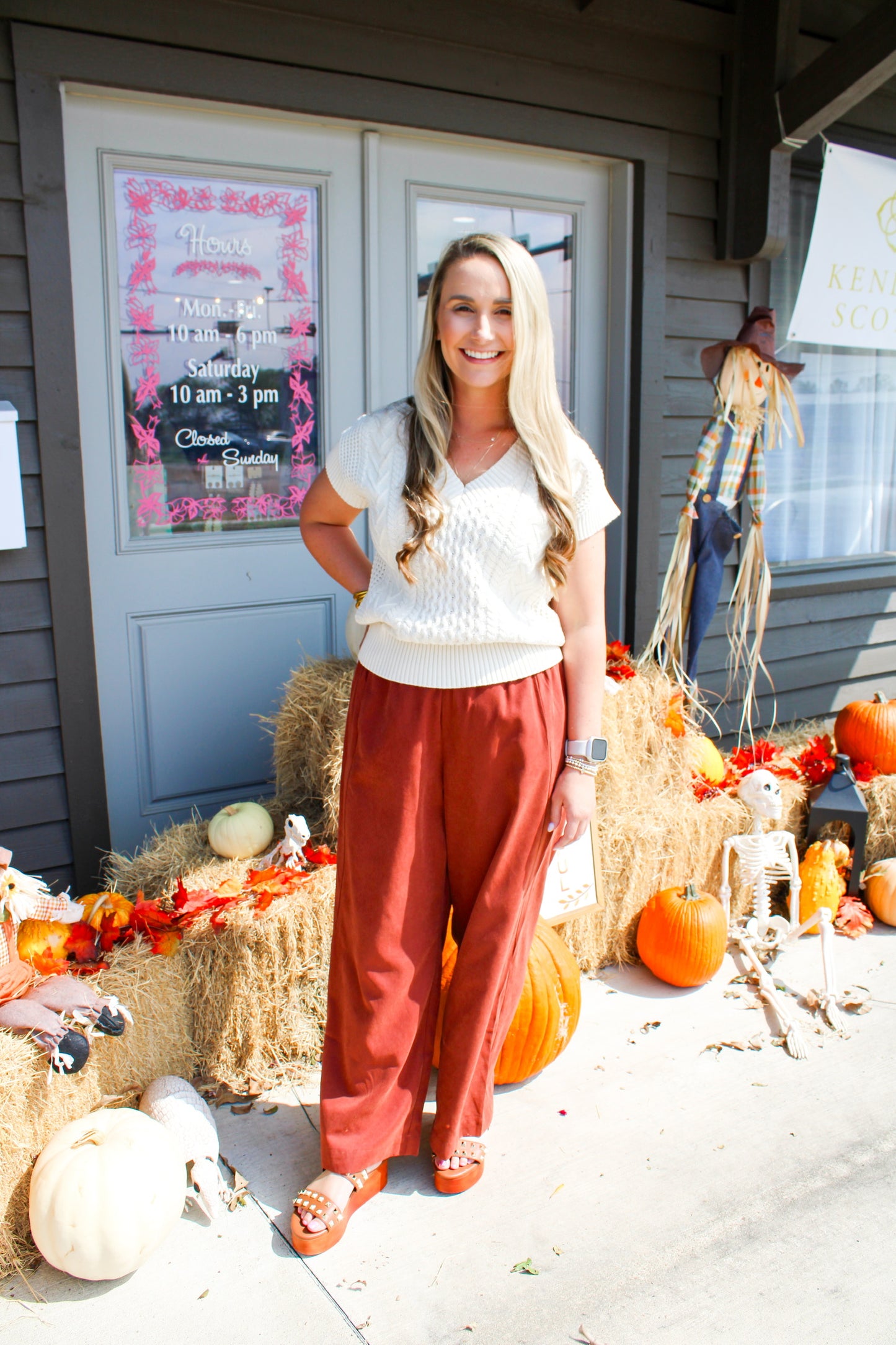 Paris Pants - Mahogany - Southern Belle Boutique