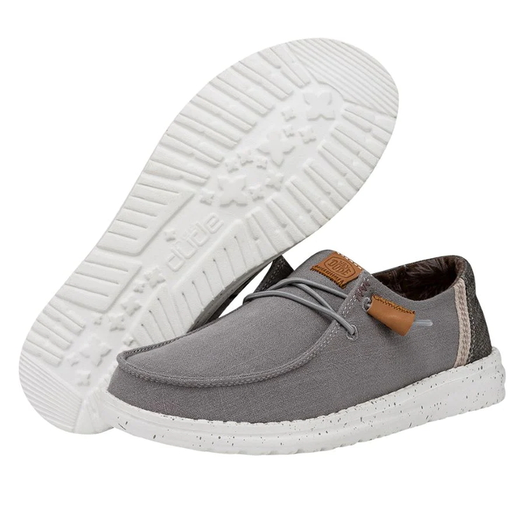 Wendy Washed Canvas Grey - Southern Belle Boutique