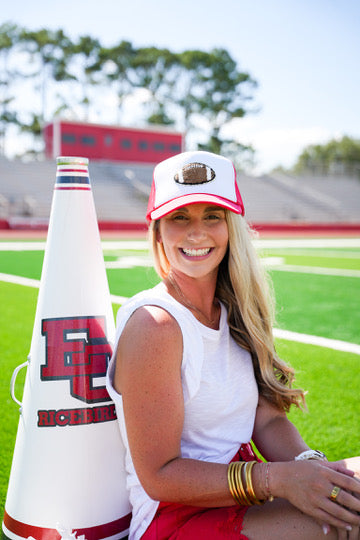 Football Patch Youth Trucker Hat