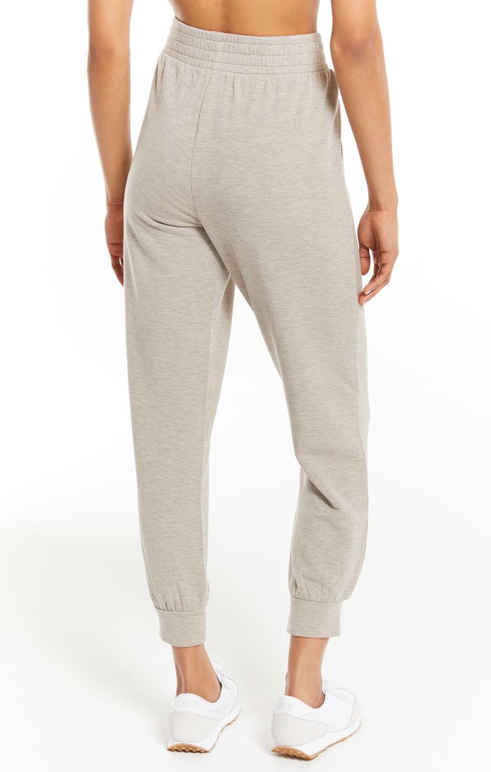 Heather Latte Modal Jogger - Southern Belle Boutique