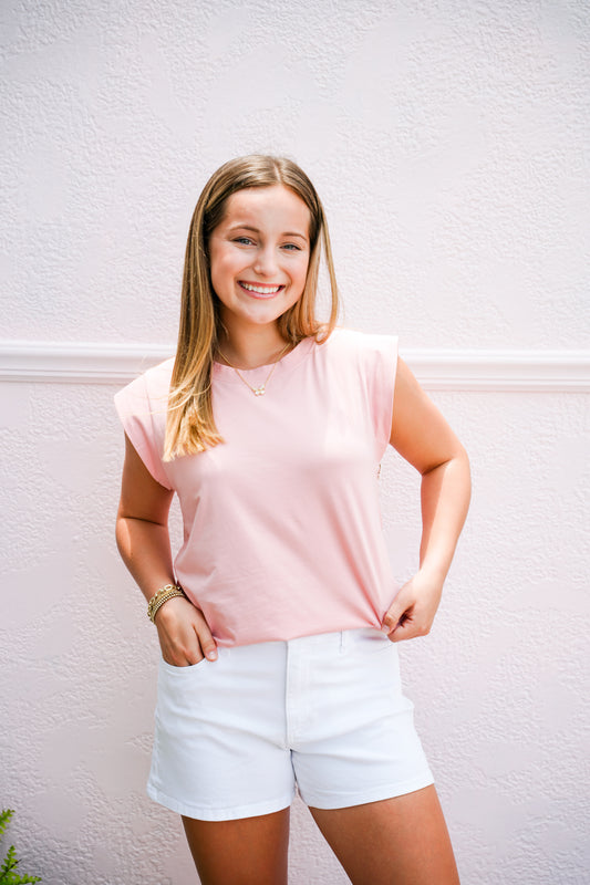 Ciara Top - Bubblegum - Southern Belle Boutique