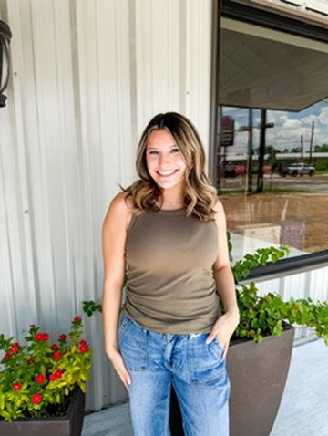 Cleo Tank - Vineyard - Southern Belle Boutique