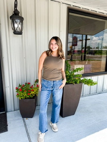 Cleo Tank - Vineyard - Southern Belle Boutique