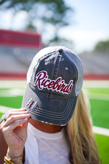 Ricebird Rhinestone Cap - Southern Belle Boutique