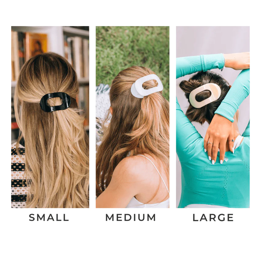 Teleties Flat Round Clip - Medium - Southern Belle Boutique