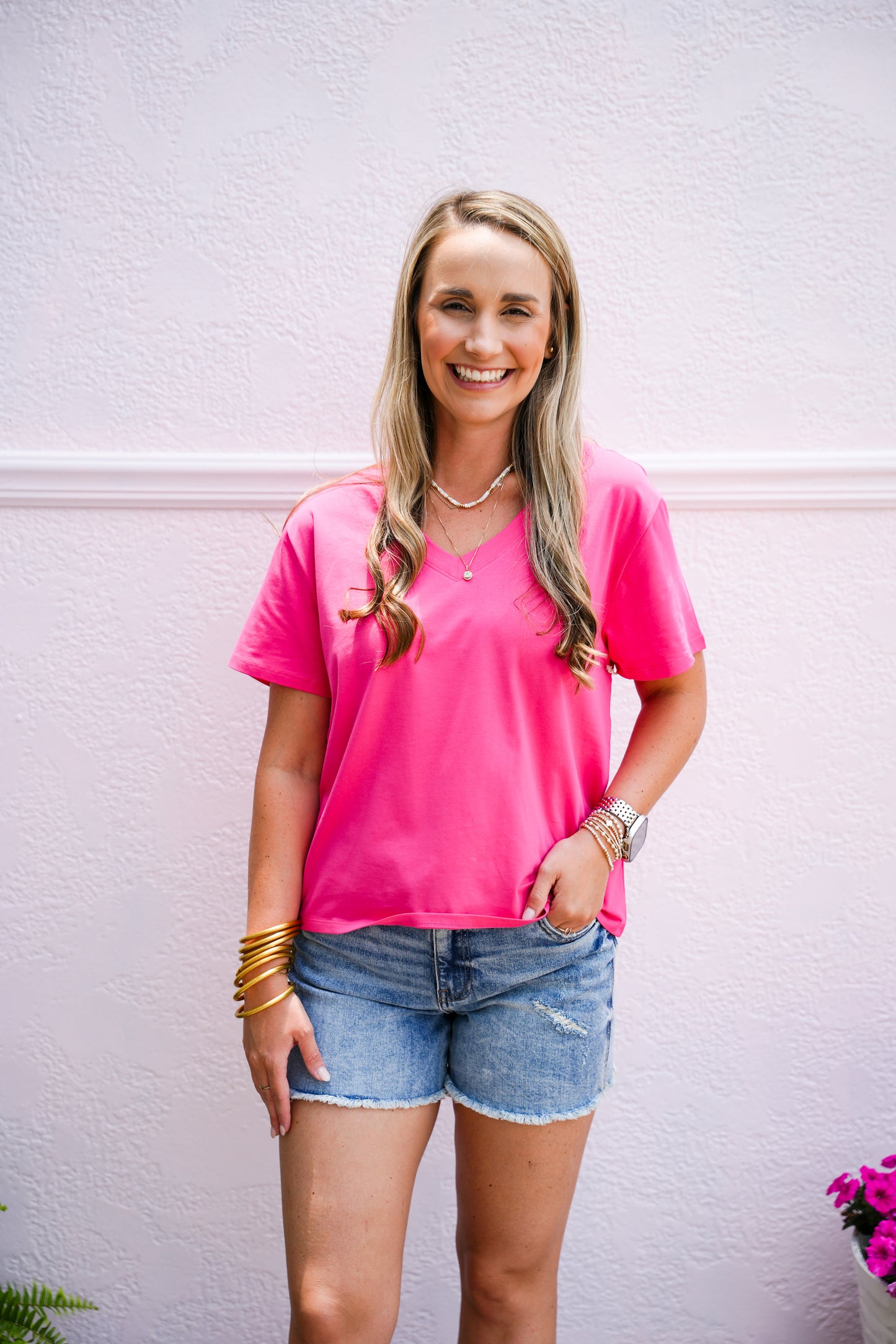 Amaya Tee - Pink Paradise - Southern Belle Boutique