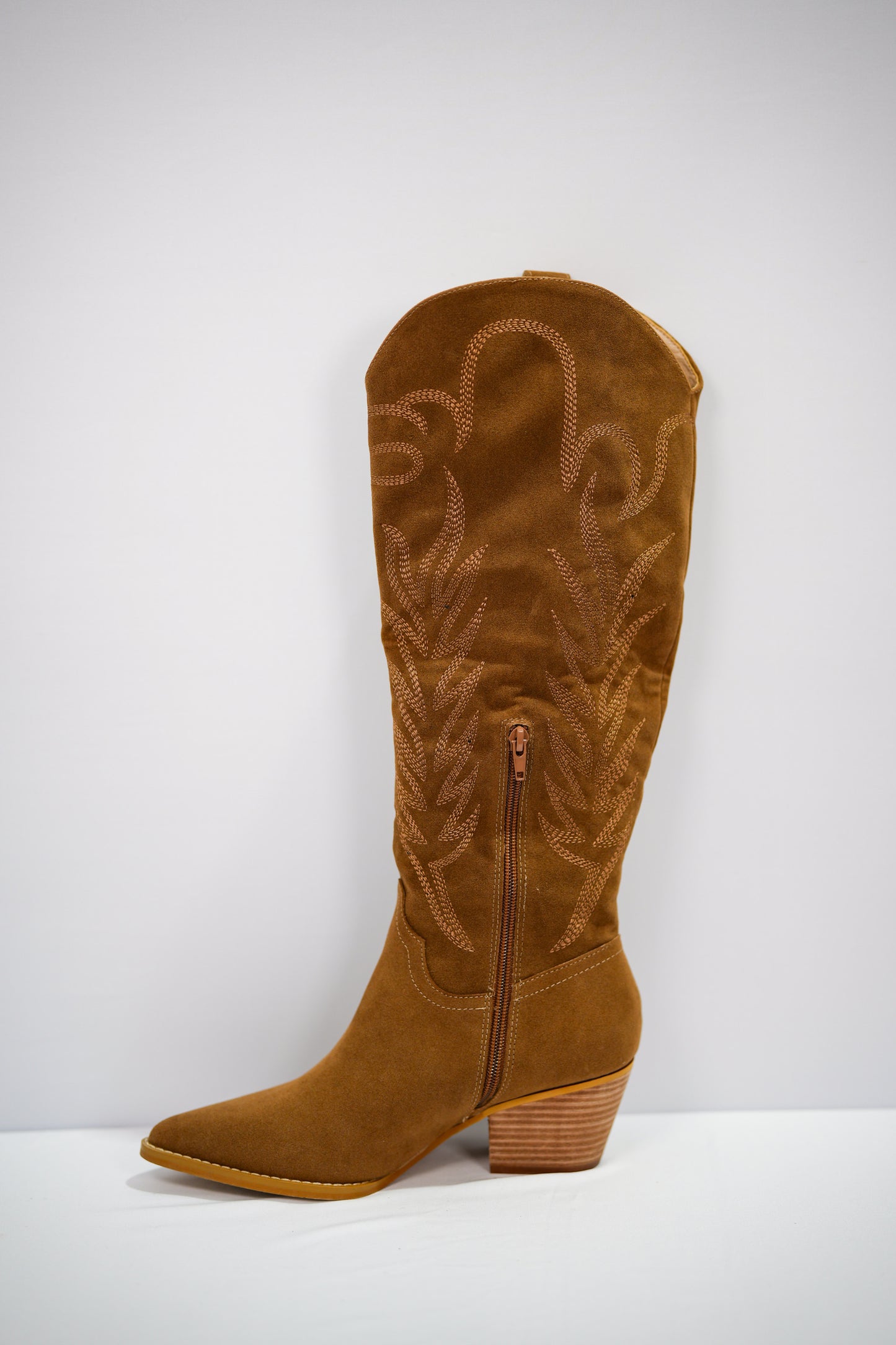 Samara Brown Tall Boot - Southern Belle Boutique