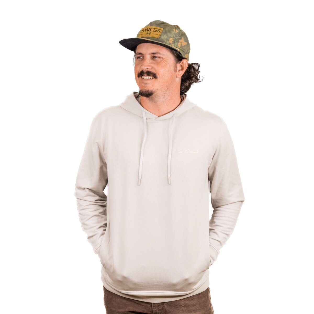 Bayou Performance Hoodie - Stone - Southern Belle Boutique