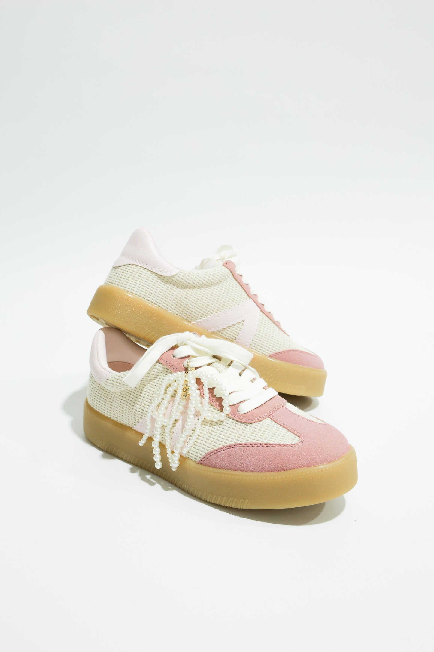 Axel Woven Sneaker - Pink - Southern Belle Boutique
