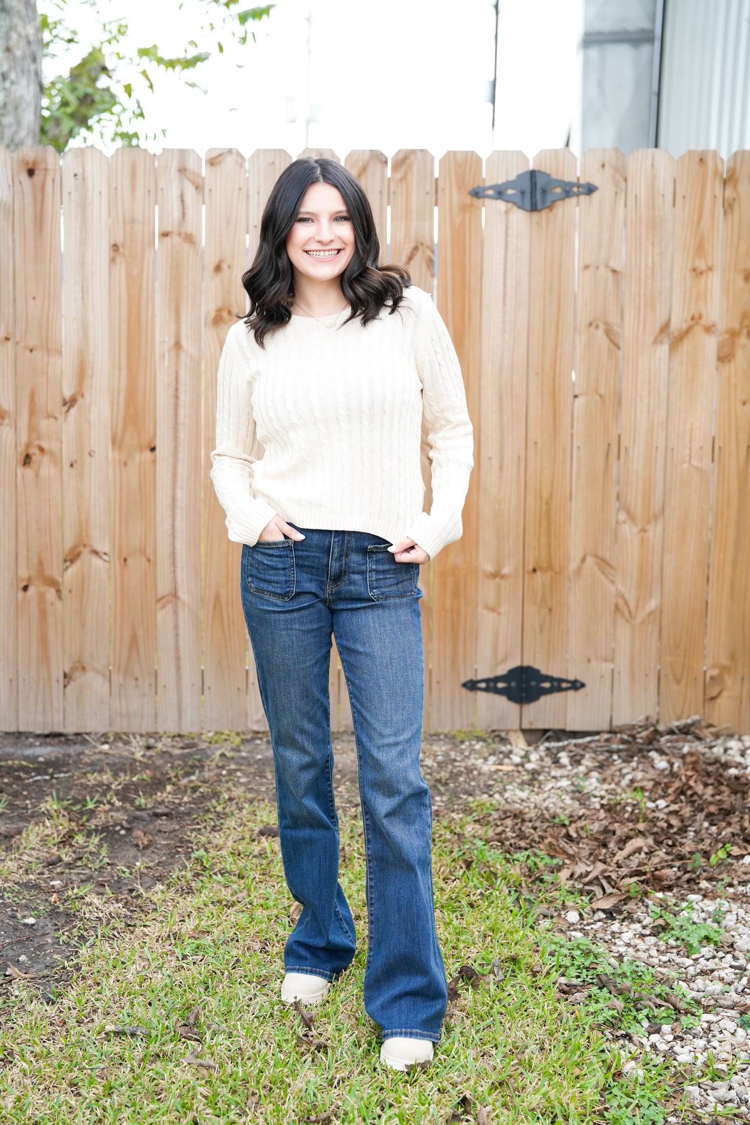 Lupe Sweater - Vintage Cream - Southern Belle Boutique