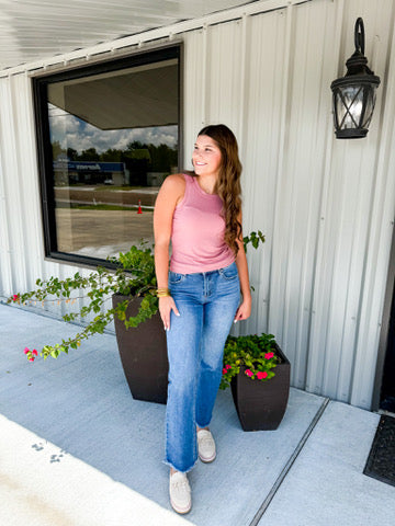 Cleo Tank - Woodrose - Southern Belle Boutique