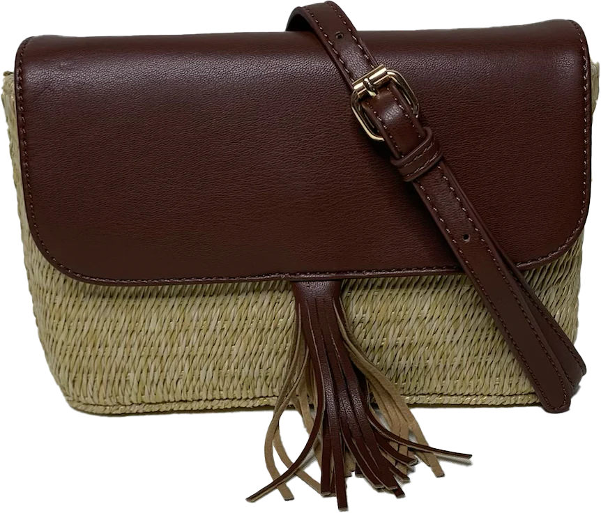 Colleen Raffia Crossbody - Southern Belle Boutique