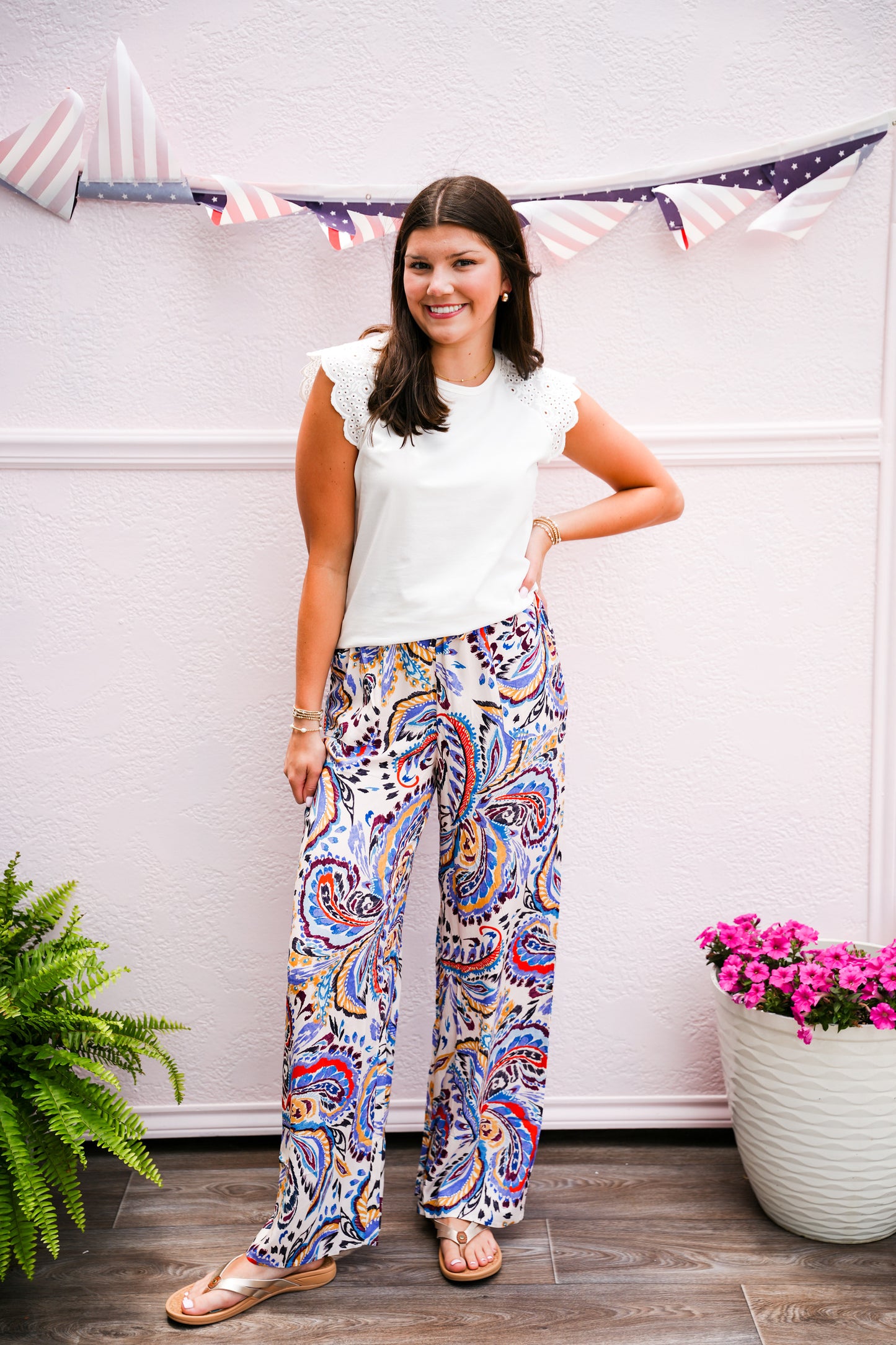 Havana Pant - Sunset Paisley Bliss - Southern Belle Boutique