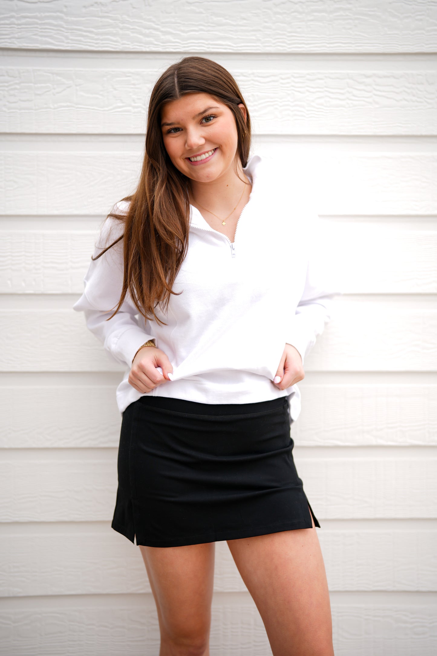 Essential Active Tennis Skort - Black - Southern Belle Boutique