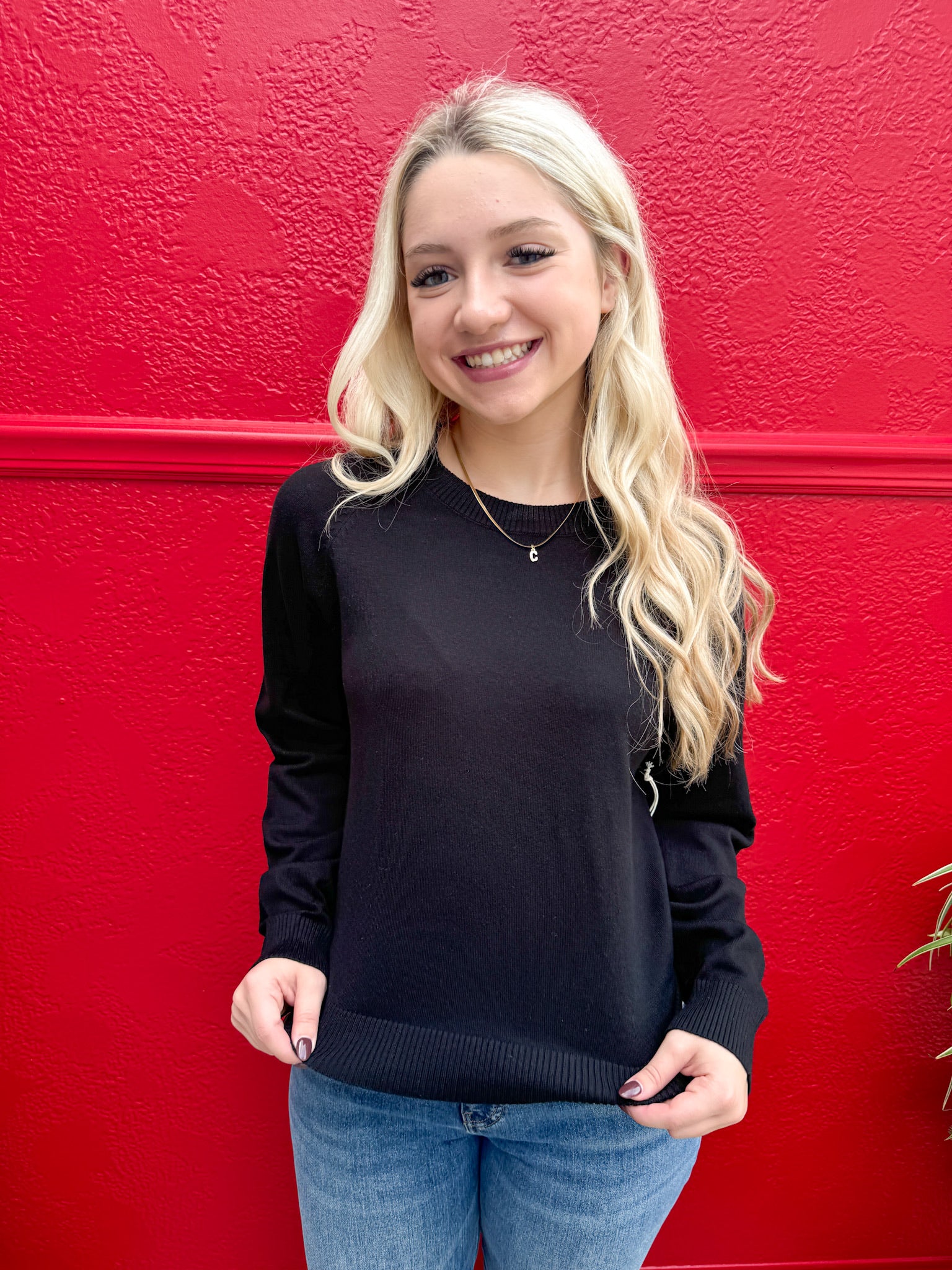 Maritza Sweater - Black - Southern Belle Boutique