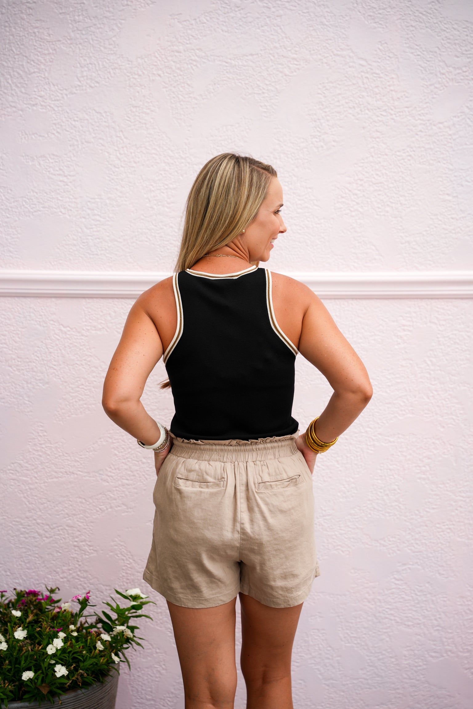 Mariah Tank - Black - Southern Belle Boutique