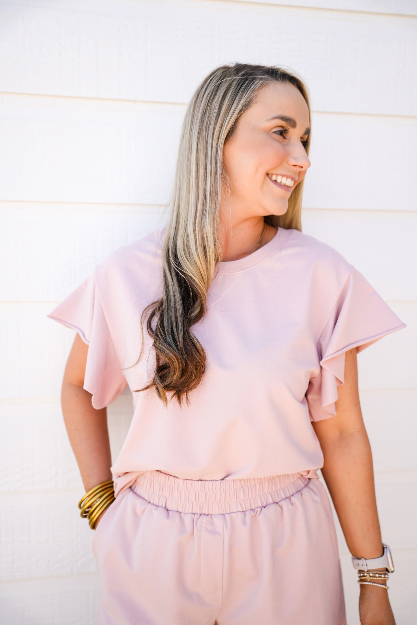 Milani Top - Petal Pink - Southern Belle Boutique