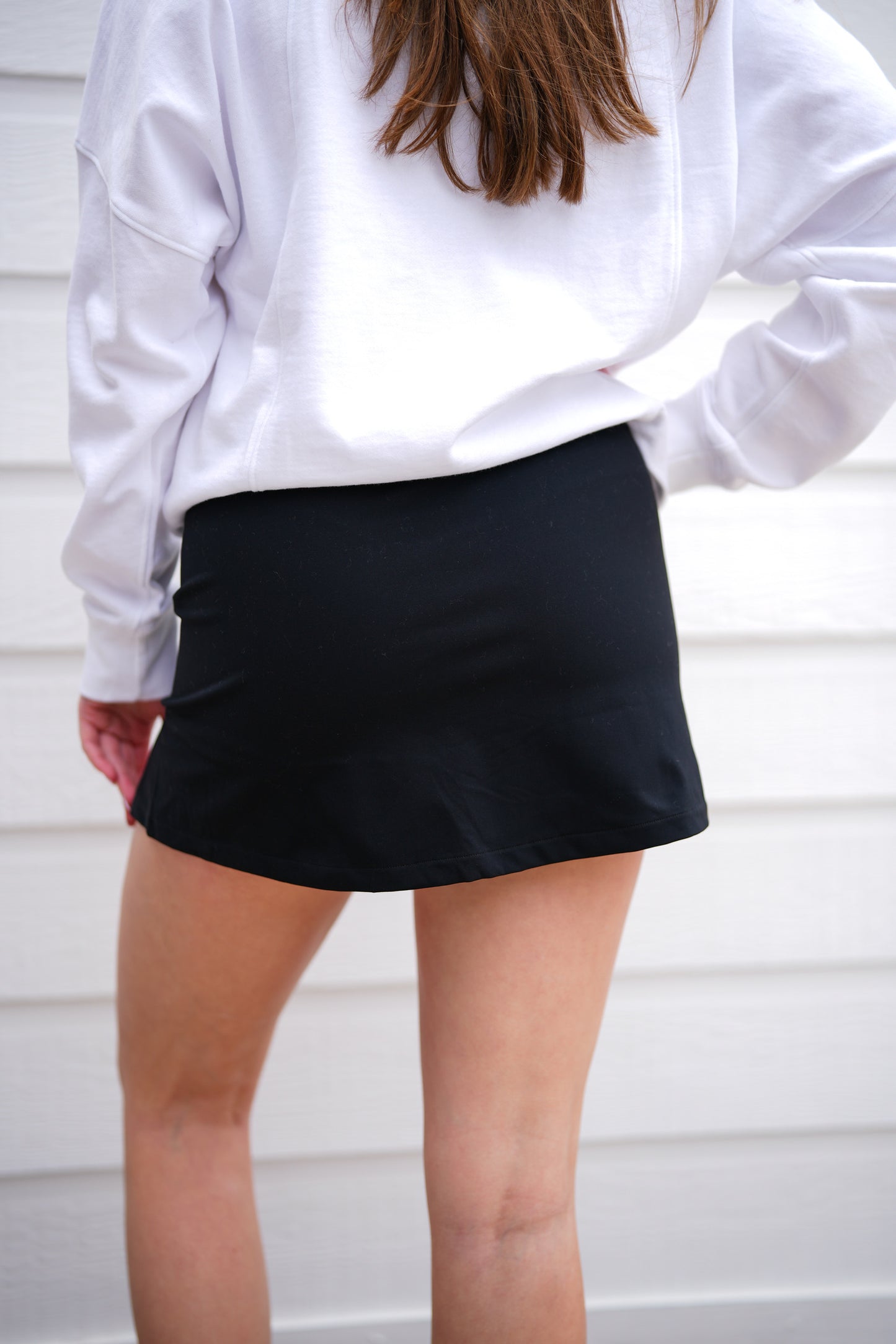 Essential Active Tennis Skort - Black - Southern Belle Boutique