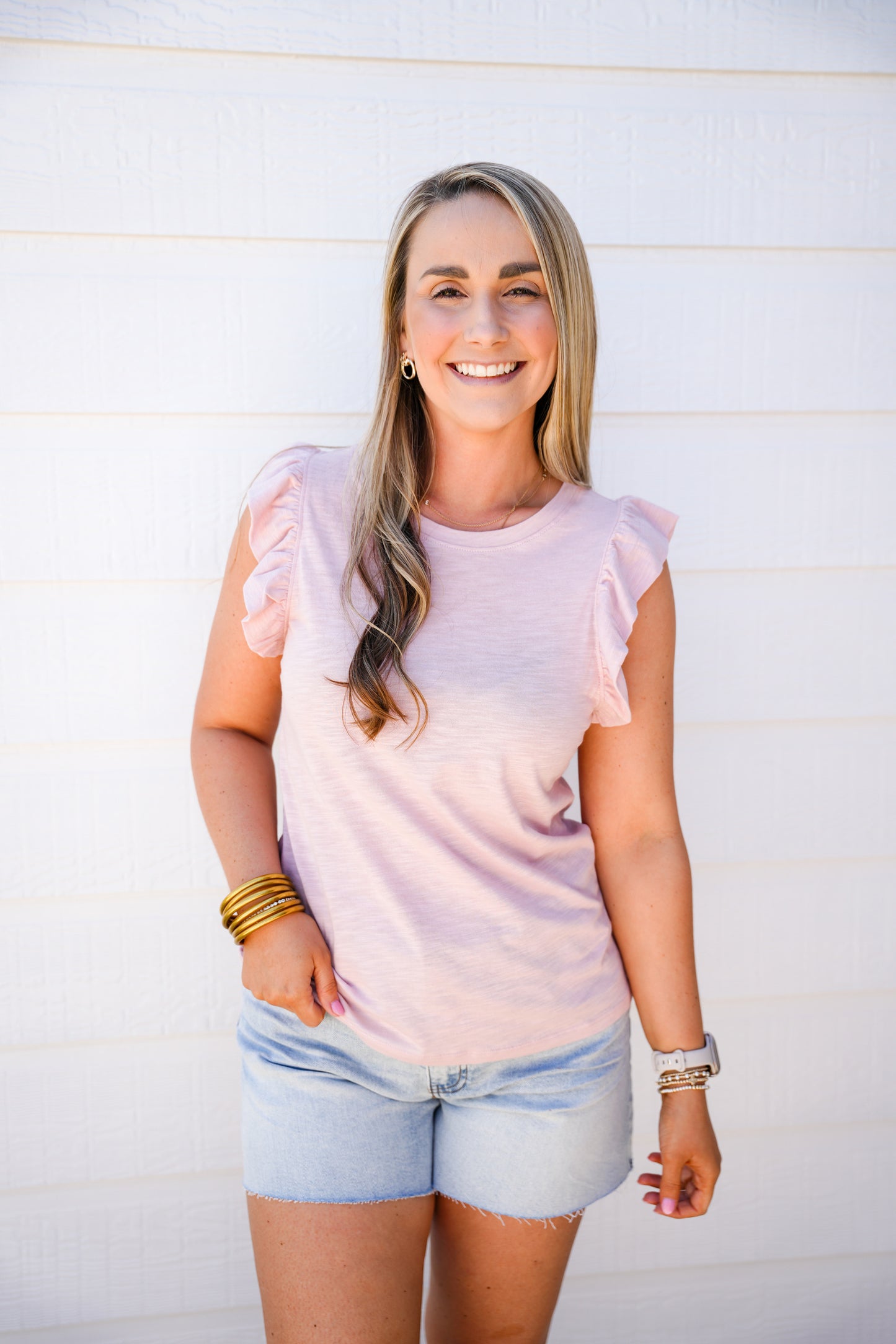 North Tank - Petal Pink - Southern Belle Boutique