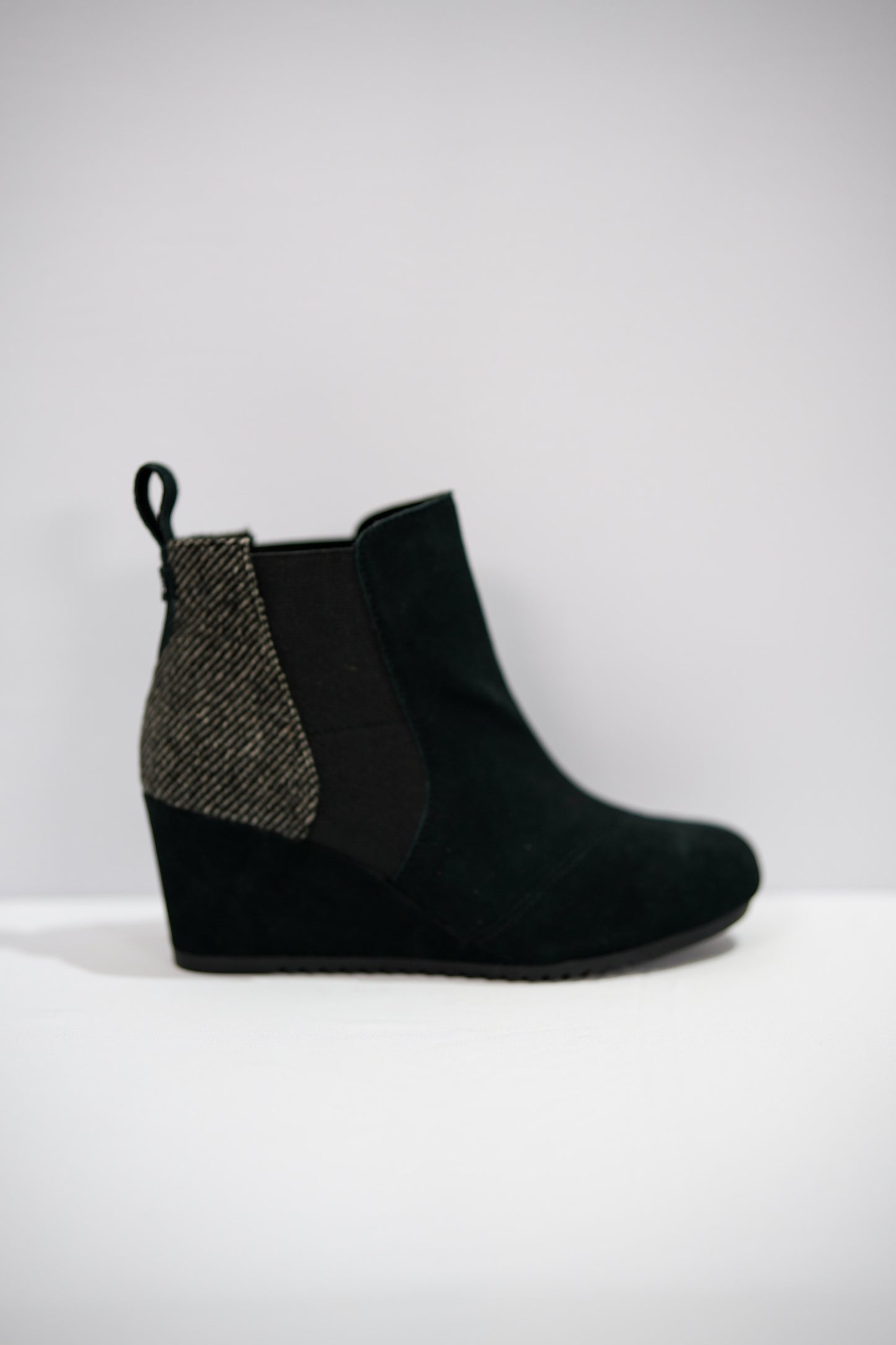 Emery Black Suede Boot - Southern Belle Boutique