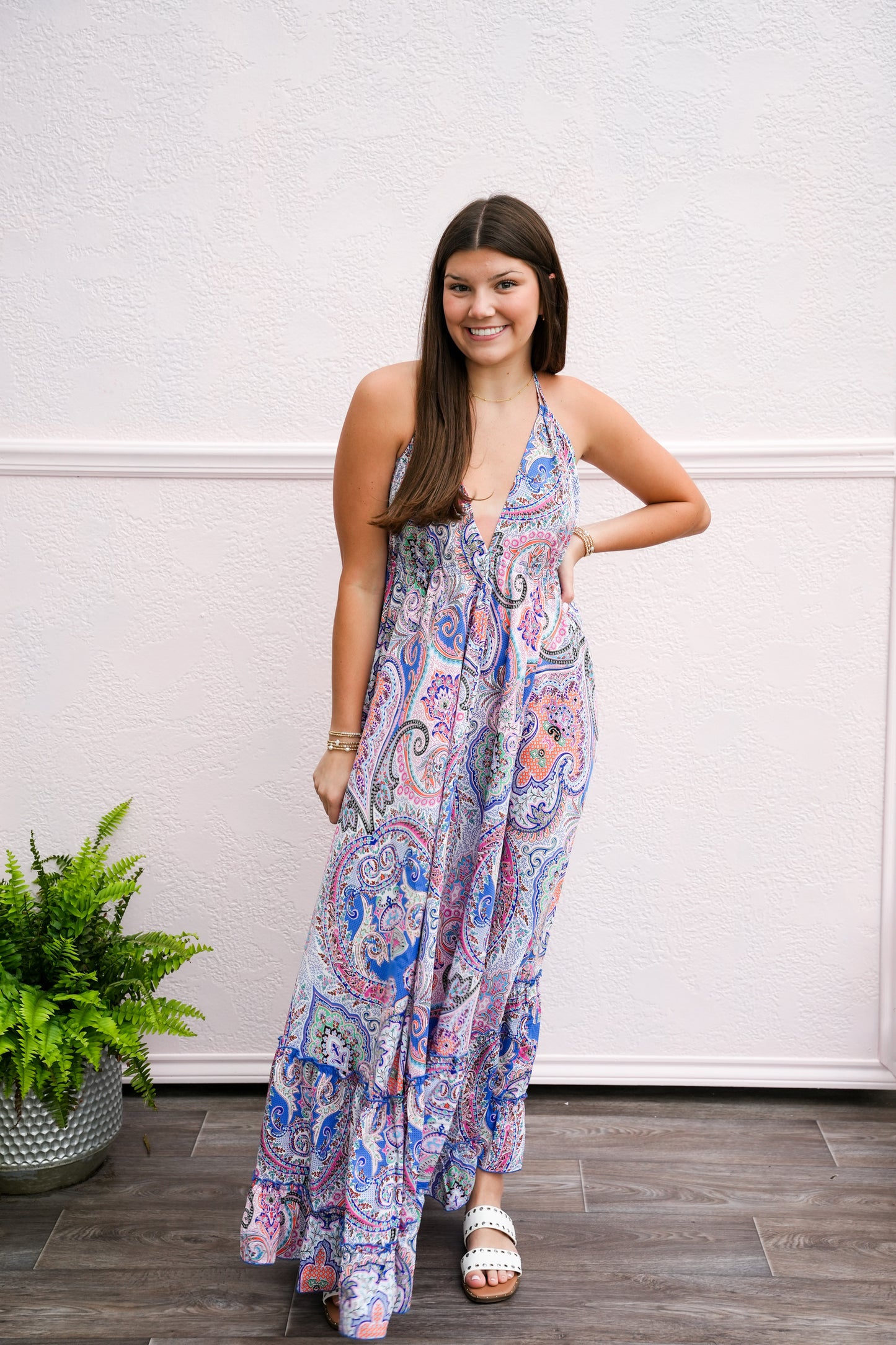 Aelis Backless Dress - Southern Belle Boutique