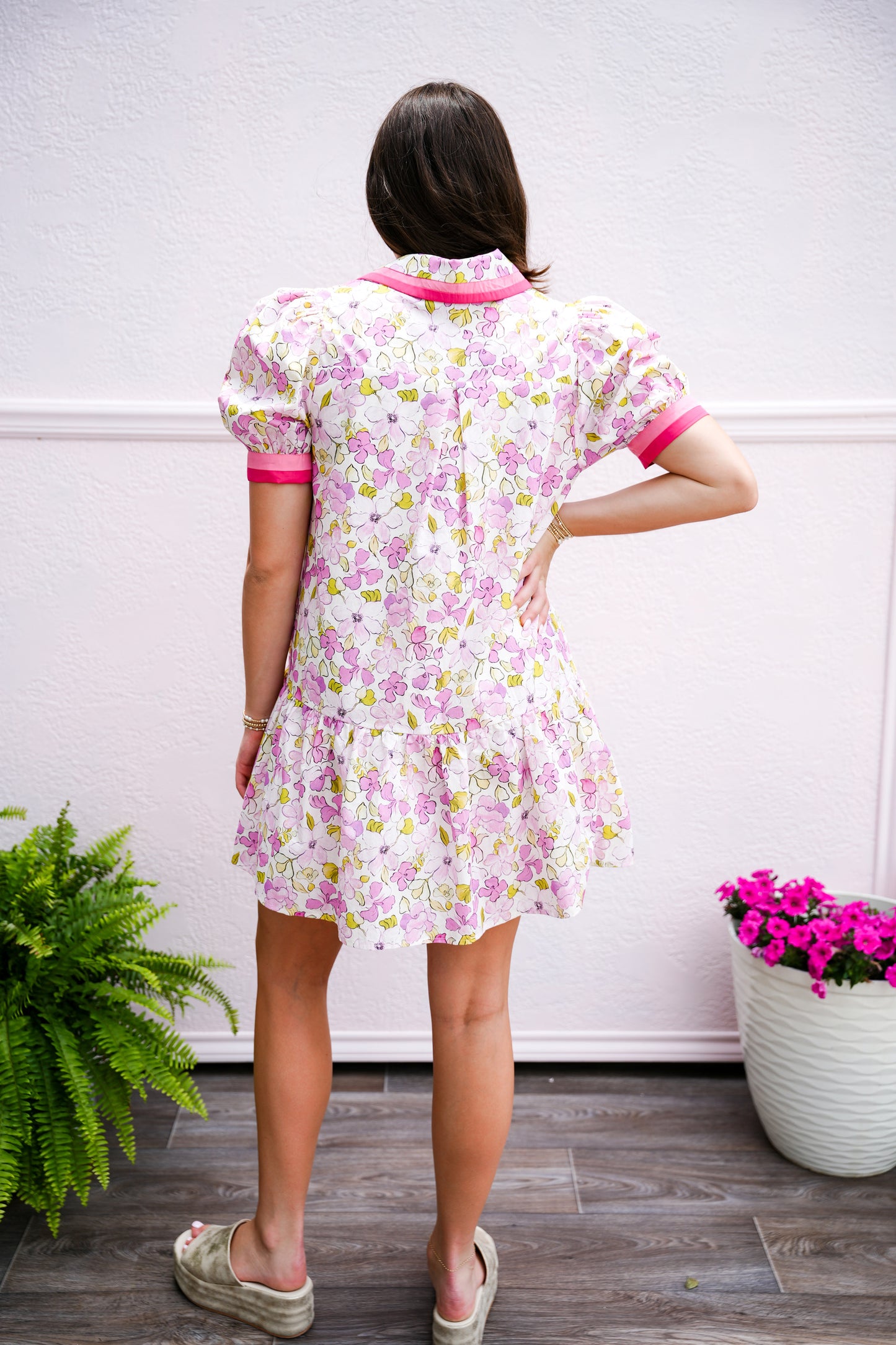 Pink & Lavender Dress