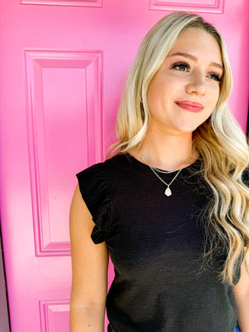 North Top - Black - Southern Belle Boutique