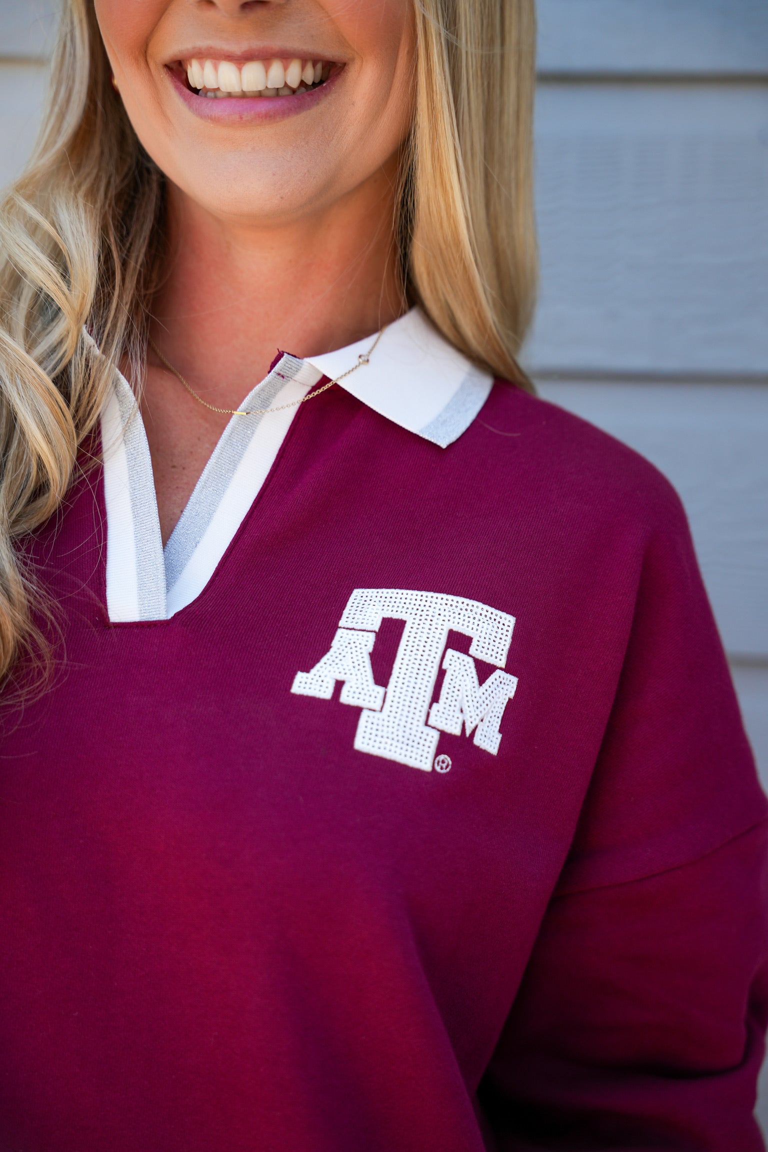 Texas A&M Brianna Cannon Club Sweatshirt - Southern Belle Boutique